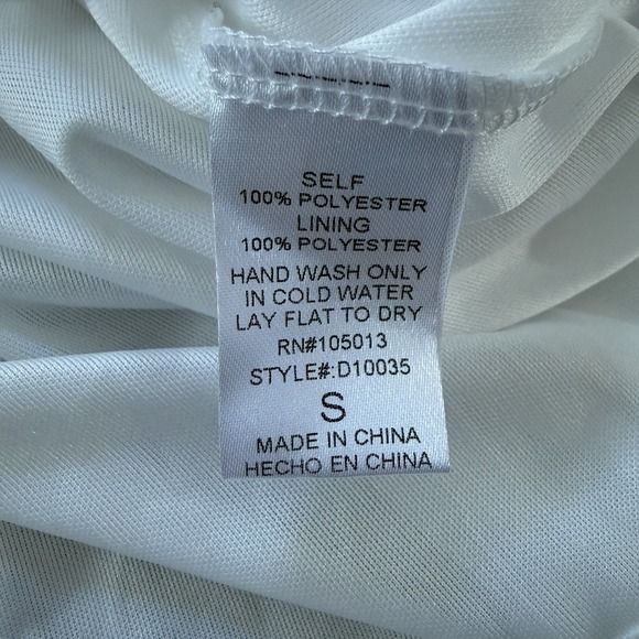 NEW Savanna Jane White Dress Pink Embroidered Flowers Small Sleeveless Boho - Picture 4 of 7